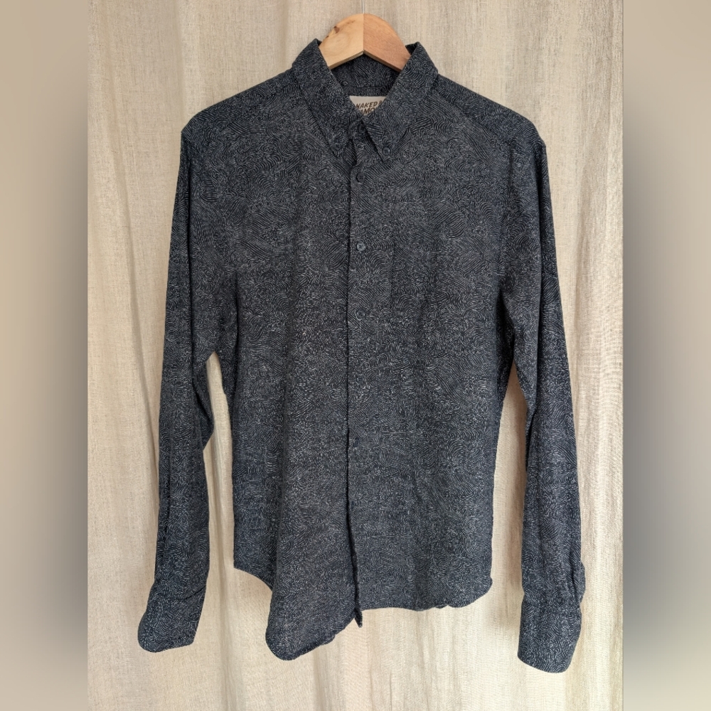 Naked And Famous Kimono Waves Button Up